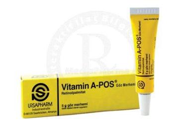 VITAMIN A-POS 250 IU 5 GR GOZ MERHEMI