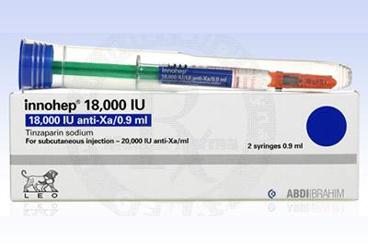 INNOHEP 18000 IU/0,9 ML 2 KULLANIMA HAZIR DOLU ENJEKTORDE ENJEKSIYONLUK/INFUZYONLUK COZELTI 2 ADET