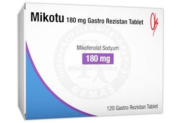 MIKOTU 180 MG GASTRO REZISTAN TABLET (120 TABLET)