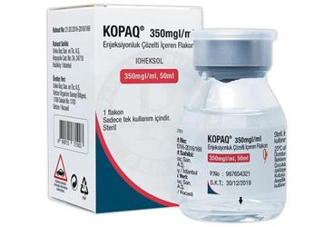 KOPAQ 350 MG/ML 50 ML ENJENKSIYONLUK COZELTI ICEREN FLAKON