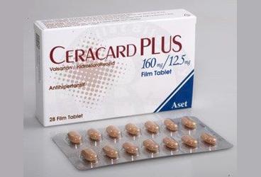 CERACARD PLUS 160 /12,5 MG 28 FILM KAPLI TABLET