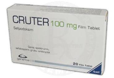 CRUTER 100 MG 20 FILM TABLET
