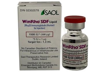 WINRHO SDF 1500 IU (300 MCG)/1,3 ML IV/IM ENJEKSIYONLUK COZELTI