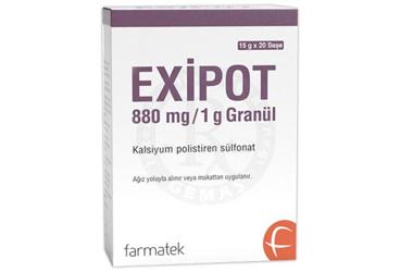 EXIPOT 880 MG/1 G GRANUL (20 SASE)