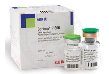 BERININ-P FAKTOR IX    600 IU 1 FLAKON