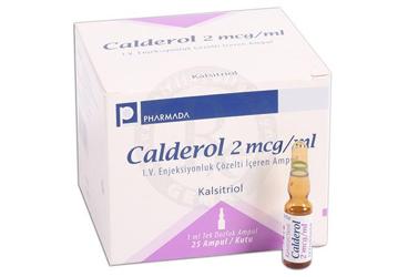 CALDEROL 2 MCG/ML I.V. ENJEKSIYONLUK COZELTI ICEREN 25 AMPUL