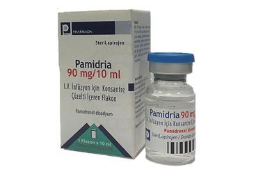 PAMIDRIA 90 MG/10 ML IV INFUZYON ICIN KONSANTRE COZELTI ICEREN 1 FLAKON