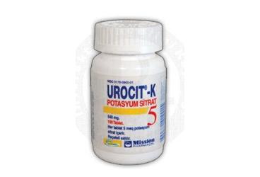 UROCIT-K(5 MEQ) 540 MG 100 KONTROLLU SALIM TABLETI
