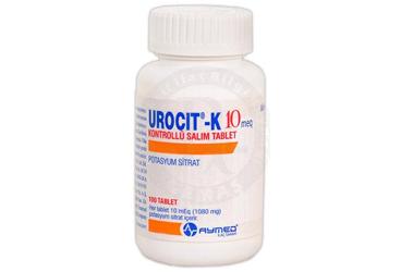 UROCIT-K(10 MEQ) 1080 MG 100 KONTROLLU SALIM TABLETI