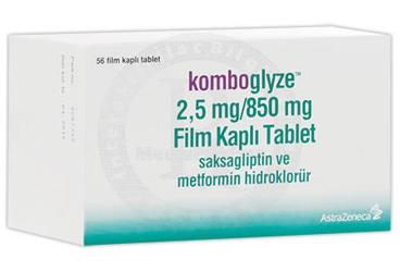 KOMBOGLYZE 2,5 MG/850 MG 56 FILM KAPLI TABLET