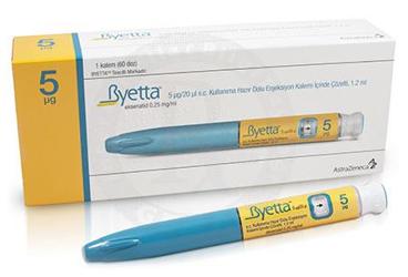 BYETTA 5 µG/20 µL SC KULLANIMA HAZIR DOLU ENJ. KALEMI ICINDE COZELTI 1,2 ML