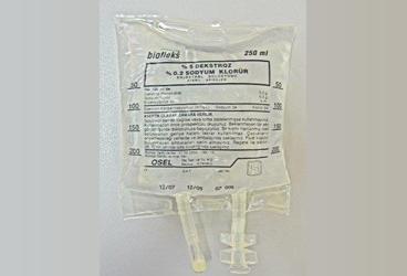 BIOFLEKS %5 DEKSTROZ %0,2 SODYUM KLORUR SOLUSYONU (PVC TORBA) 250 ML SETLI