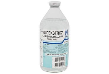 %5 DEKSTROZ %0,45 SODYUM KLORUR SOLUSYON   500 ML SETLI