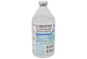 %5 DEKSTROZ %0,2 SODYUM KLORUR SOLUSYON 500 ML SETLI SISE