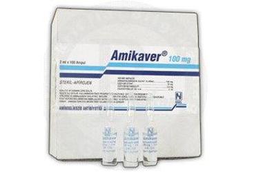 AMIKAVER 100 MG 2 MLX100 AMPUL