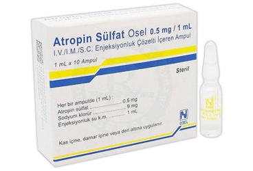 ATROPIN BIOSEL  0,5 MG   10 AMPUL