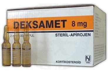 DEKSAMET 8 MG 2 MLX100 AMPUL