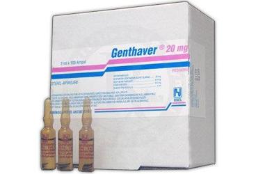 GENTHAVER 20 MG 2MLX100 AMPUL