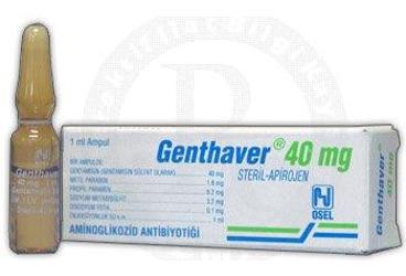 GENTHAVER   40 MG 1 AMPUL