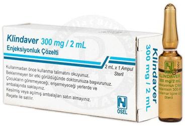KLINDAVER  300 MG 1 AMPUL