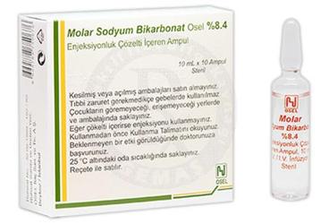 MOLAR SODYUM BIKAR. 10 ML 10 AMPUL