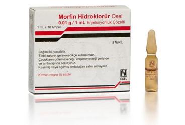 MORFIN HIDROKLORUR 0,01 GR/1 ML  1MLx10 AMPUL