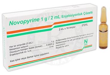 NOVOPYRINE  1 GR/2 ML 10 AMPUL