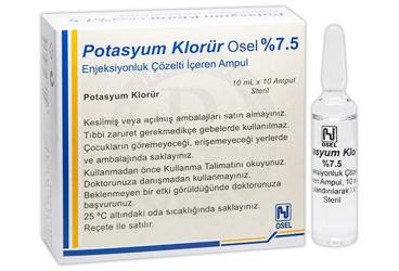 POTAS.KL %7.5   10 ML 10 AMPUL