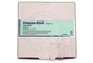 POTASYUM KLORUR %22,5 BIOSEL 10 MLX100 AMPUL