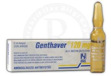 GENTHAVER 120 MG 2 ML X 1 AMPUL