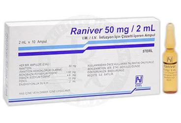 RANIVER  50 MG/2 ML 10 AMPUL