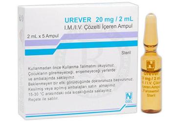 UREVER  20 MG 5 AMPUL