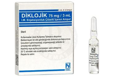 DIKLOJIK 75 MG 3 ML 4 AMPUL