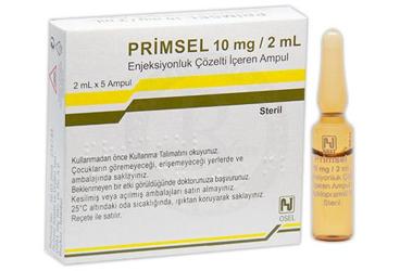 PRIMSEL 10 MG/2 ML 5 AMPUL