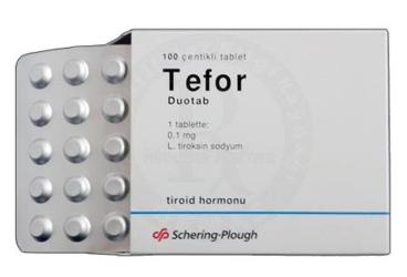 TEFOR DUOTAB  0,1 MG 100 TABLET