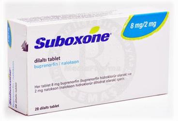 SUBOXONE 8 MG/2 MG 28 DILALTI TABLET
