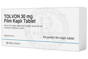 TOLVON 30 MG 14 TABLET