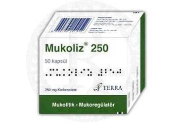 MUKOLIZ 250 MG 50 KAPSUL