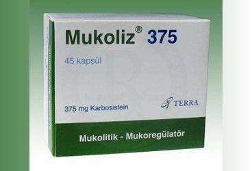 MUKOLIZ 375 MG 45 KAPSUL