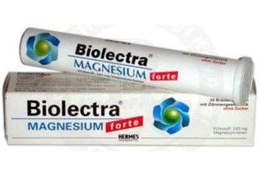 BIOLECTRA MAGNESIUM FORTE 20 EFERVESAN TABLET
