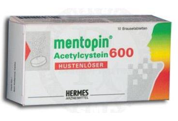 MENTOPIN 600 MG 10 EFFERVESAN TABLET
