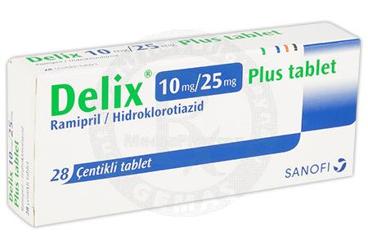 DELIX PLUS 10 MG/25 MG 28 TABLET