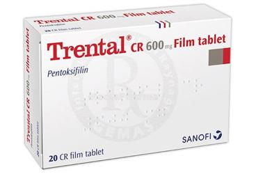 TRENTAL CR 600 MG 20 FILM TABLET