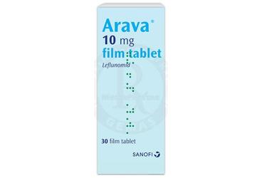 ARAVA 10 MG 30 FILM TABLET