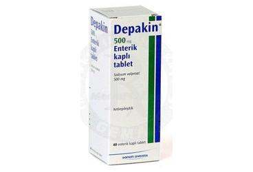 DEPAKIN  500 MG 40  ENTERIK KAPLI TABLET
