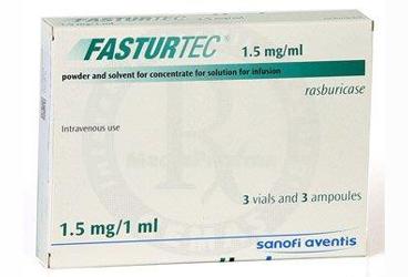 FASTURTEC 1,5 MG/1 ML INFIZYONLUK COZELTI ICIN TOZ ICEREN FLAKON VECOZUCU ICEREN AMPUL