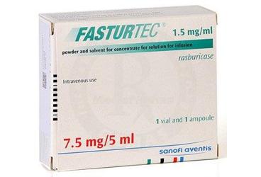 FASTURTEC 7,5 MG/5 ML INFIZYONLUK COZELTI ICIN TOZ ICEREN FLAKON VECOZUCU ICEREN AMPUL