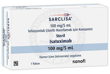 SARCLISA 100 MG / 5 ML INFUZYONLUK COZELTI
HAZIRLAMAK ICIN KONSANTRE