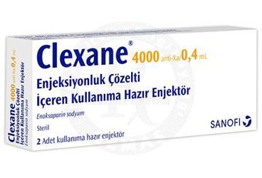 CLEXANE 4000 ANTI-XA IU/0,4 ML 10 KULLANIMA HAZIR ENJEKTOR