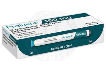 PRALUENT 150 MG/ML KULLANIMA HAZIR KALEMDE ENJEKSIYONLUK COZELTI (1 KALEM)